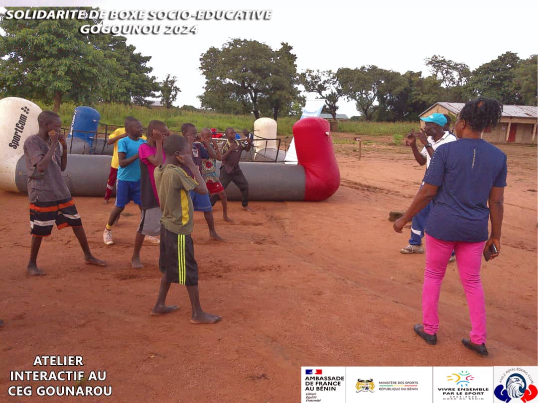 Atelier interactif au CEG GROUNAROU